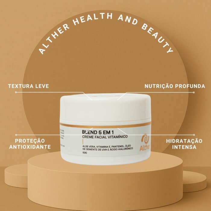 BLEND 5 EM 1 CREME FACIAL 50G - Imagem 5