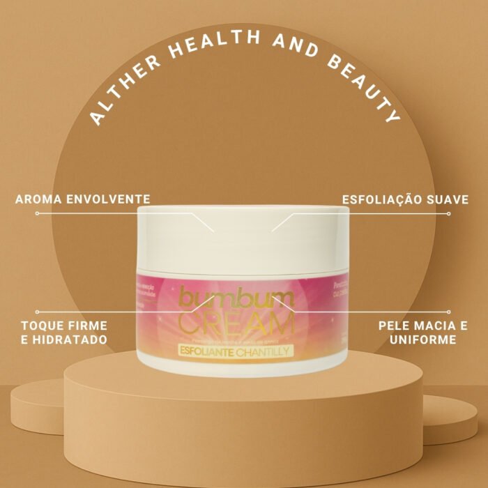 BUMBUM CREAM ESFOLIANTE CHANTILLY 250G - Imagem 4