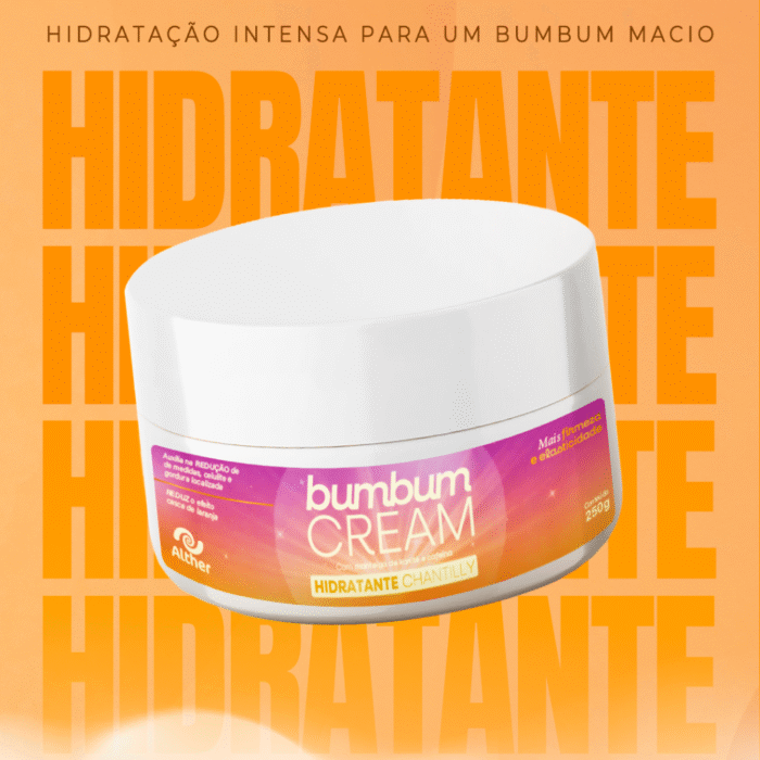 BUMBUM CREAM HIDRATANTE CHANTILLY 250G - Imagem 5
