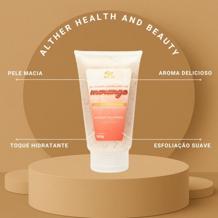 ESFOLIANTE CORPORAL MORANGO 150G - Imagem 3