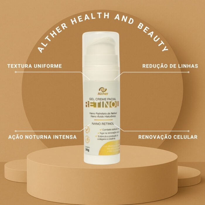 GEL CREME FACIAL RETINOL 30G - Imagem 3
