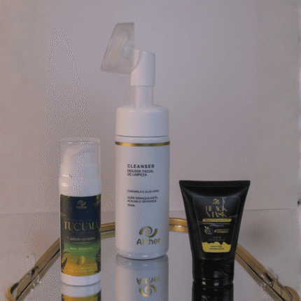 Kit Skincare Essencial – Limpeza, Controle da Oleosidade & Renovação