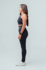 CONJUNTO TOP + LEGGING PRETA - Imagem 3