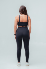 CONJUNTO TOP + LEGGING PRETA - Imagem 2