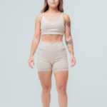 CONJUNTO TOP + SHORT NUDE