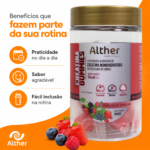 Creatina Gummies Alther Frutas Vermelhas – 3g por goma | 30 unidades - Imagem 5