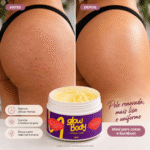 Esfoliante para Bumbum e Coxas Glow Chantilly 250g | para Foliculite Remove Células Mortas e Deixa a Pele Macia Lisa - Imagem 2