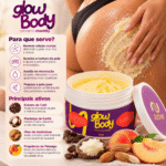 Esfoliante para Bumbum e Coxas Glow Chantilly 250g | para Foliculite Remove Células Mortas e Deixa a Pele Macia Lisa - Imagem 4