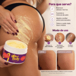 Esfoliante para Bumbum e Coxas Glow Chantilly 250g | para Foliculite Remove Células Mortas e Deixa a Pele Macia Lisa - Imagem 6
