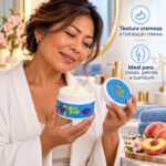 Creme Hidratante para o Bumbum e Coxas - Glow Body 250g com Cafeína e Manteiga de Karité - Hidratação intensa para bumbum e coxas - Imagem 9