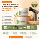 Kit Relaxamento Muscular - Leve Creme para Dores + Massageador e GANHE outro Kalm Gel + Frete Grátis - Imagem 4