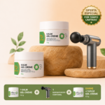 Kit Relaxamento Muscular - Leve Creme para Dores + Massageador e GANHE outro Kalm Gel + Frete Grátis