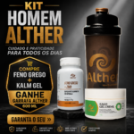 Kit Atitude & Bem-Estar - com Feno Grego + Kalm Gel e Garrafa 600 ml de Brinde ALTHER - Imagem 3