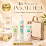 Kit Spa dos Pés com Nécessaire de Brinde | Esfoliante + Loção Emoliente + Hidratante ALTHER - Imagem 4